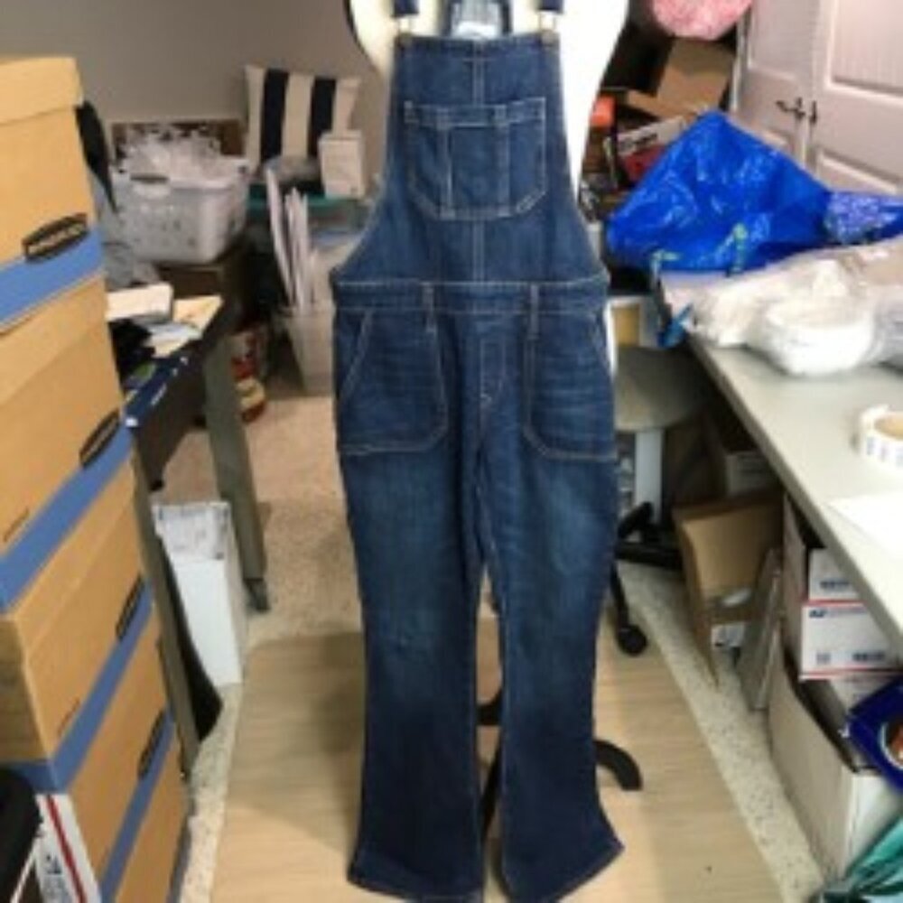 Vintage Old Navy Blue denim overalls Size 4